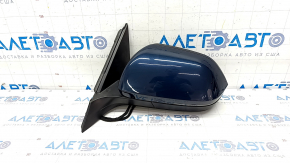 Side mirror left VW Atlas 18- 6+2 pins, BSM, turn signal, blue