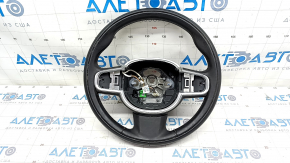 Steering wheel bare Volvo V90 17-22 usa leather black with heating, scratches, for cleaning