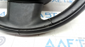 Steering wheel bare Volvo V90 17-22 usa leather black with heating, scratches, for cleaning