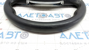 Steering wheel bare Volvo V90 17-22 usa leather black with heating, scratches, for cleaning