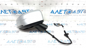 Side mirror right Volvo V90 17-22 usa 15+1 pins, turn signal, heated, auto-dimming, BSM, camera, silver