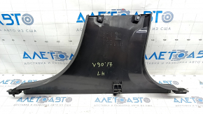 Center pillar trim lower left Volvo V90 17-22 usa black, crack