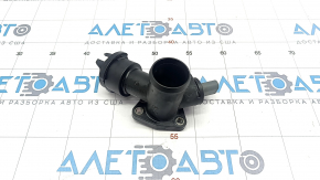 Cooling system flange VW Atlas 18- 3.6 plastic, with sensor