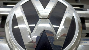 Radiator grill grill VW Atlas 18-20 prerest with emblem, under radar cruise, whitened plastic, sand