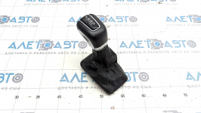 Gear knob Volvo V90 17-21 usa T5, T6 leather black, scratches