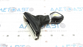 Gear knob Volvo V90 17-21 usa T5, T6 leather black, scratches