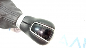 Gear knob Volvo V90 17-21 usa T5, T6 leather black, scratches