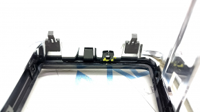 Front panel trim left Volvo V90 17-22 usa, chrome, black gloss, broken fastener