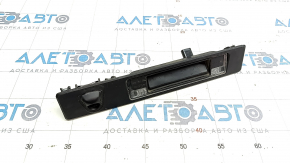 Volvo V90 17-22 usa trunk door number plate light bar with handle and button, for camera