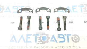 Bolts for fastening the propeller shaft rear 6 pcs (set) Volvo V90 17-22 usa M8x40mm