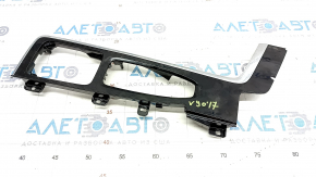 Center console trim Volvo V90 17-22 usa, chrome, glossy black