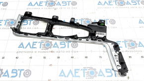 Center console trim Volvo V90 17-22 usa, chrome, glossy black