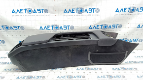 Central console armrest and cup holders Volvo V90 17-22 usa leather black, for cleaning