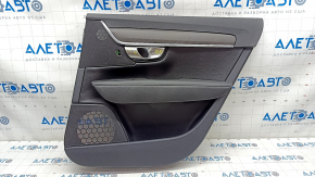 Door trim card rear right Volvo V90 17-21 usa T5, T6 leather black without curtain, wood