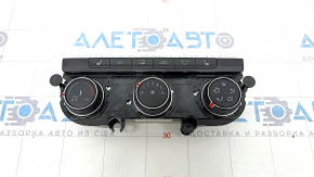 Climate control VW Atlas 18-20 Manual, with heating, without ventilation, scratches on glass