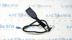Driver's seat belt latch Honda Accord 18-22 black, with sensor, chip mount broken