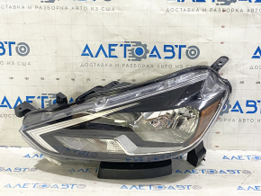 Headlight front left Nissan Sentra 16-19 bare rest