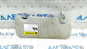 Left visor Mazda 6 13-17 gray, with backlight, without hook, for dry cleaning