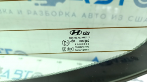 Rear glass Hyundai Elantra AD 17-20 scratch