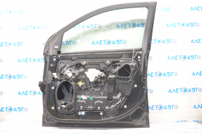 Door assembly front right Dodge Journey 11- black PXR, scratches