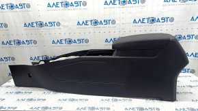 Console central armrest VW Atlas 18- leather, black, scratches