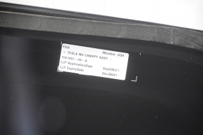 Tesla Model 3 Front Panorama Glass 18- Triplex Scratches