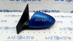 Side mirror left Hyundai Elantra AD 17-20 7 pins, heated, BSM, blue, scratches