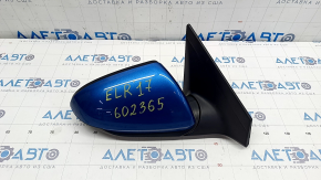 Side mirror right Hyundai Elantra AD 17-20 7 pins, heated, BSM, blue, scratches