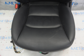 Tesla Model 3 18 driver's seat - black leather, no airbag, electric, heated with tensioner, motors do not work, rust