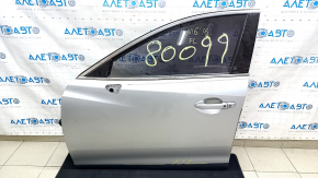 Door assembly front left Mazda 6 13-21 keyless, silver 45P, dented