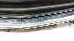 Radiator grill Mazda 6 13-17 complete with badge, chrome, sand on chrome, broken mount