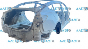 Quarter wing rear right Tesla Model 3 21- on the body, white PPSW, small dent on the threshold