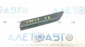 Front right fender molding Volvo V90 17-21 usa T5, T6 black