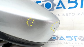 Side mirror left Mazda 6 13-16 6 pins, BSM, turn signal, silver, scratches, chips