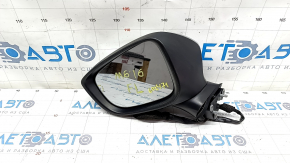 Side mirror left Mazda 6 13-16 6 pins, BSM, turn signal, silver, scratches, chips