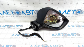 Right side mirror Mazda 6 13-16 6 pins, BSM, turn signal, silver, scratches
