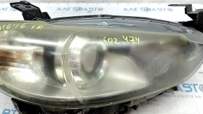 Headlight front right Mazda 6 13-17 usa halogen, for polishing, no fragments