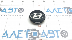 Central cap for disk Hyundai Elantra AD 17-20 black, 59/55mm