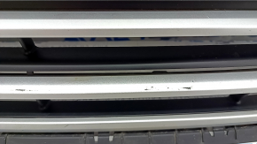 Radiator grill grill Hyundai Elantra AD 17-18 prerest, matte chrome, with emblem, scratches, sand, non-factory holes