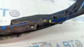 Front bumper mount left under headlight Hyundai Elantra AD 17-18 pre-rest, crack in mounts