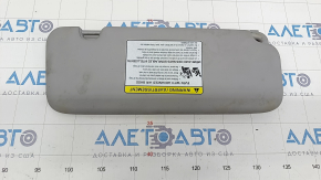 Left visor Hyundai Elantra AD 17-20 gray, without hook, scratch, for dry cleaning