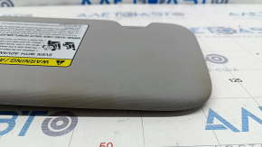 Right visor Hyundai Elantra AD 17-20 gray, without hook, scratch, for dry cleaning