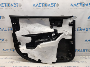 Door trim card front right Dodge Journey 11- black with black insert leather, armrest leather, black stitching, scratch