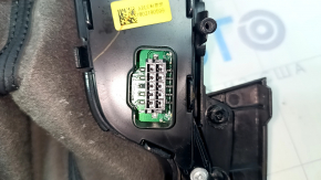 Automatic transmission handle with shifter cover Hyundai Elantra AD 17-20 rubber, scratches on cover, abrasions on rubber