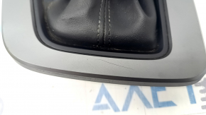 Automatic transmission handle with shifter cover Hyundai Elantra AD 17-20 rubber, scratches on cover, abrasions on rubber