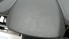 Torpedo front panel with AIRBAG Hyundai Elantra AD 17-18 pre-rest, black with gray inserts, scratches, for dry cleaning, rusty squib, chrome is used