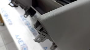 Torpedo front panel with AIRBAG Hyundai Elantra AD 17-18 pre-rest, black with gray inserts, scratches, for dry cleaning, rusty squib, chrome is used