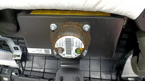 Torpedo front panel with AIRBAG Hyundai Elantra AD 17-18 pre-rest, black with gray inserts, scratches, for dry cleaning, rusty squib, chrome is used