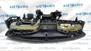 Torpedo front panel with AIRBAG Mazda 6 16-17 rest, naked, black, rusty pyropatron