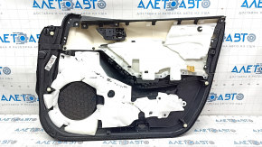 Door trim card front left Mazda 6 16-17 touring, BOSE, black leather, chrome insert, scratches, for cleaning